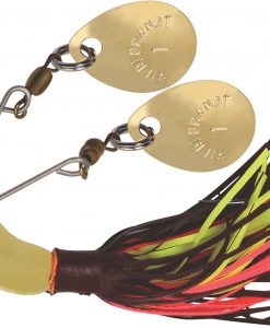 HILDEBRANDT NUGGET SPINNER BAIT GOLD BLADE CRAWFISH SKIRT