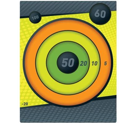 Hog Wild Sticky Target BullsEye Hog Wild Sticky Target BullsEye