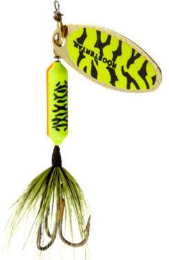 ORGINAL ROOSTER TAIL CHARTREUSE BLACK TIGER ORGINAL ROOSTER TAIL CHARTREUSE BLACK TIGER