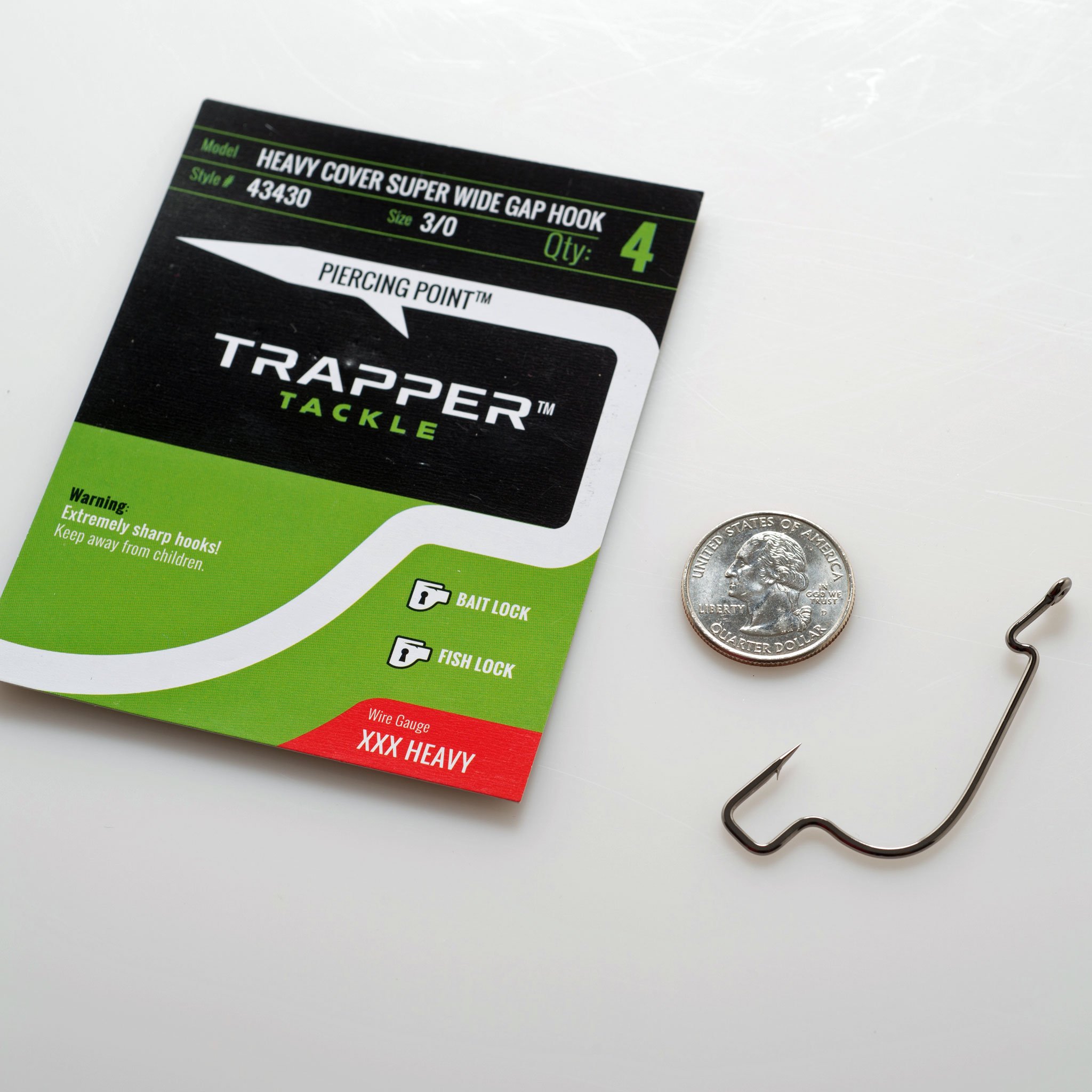 TRAPPER HEAVY COVER OFFSET SUPER WIDE GAP HOOK TRAPPER HEAVY COVER OFFSET SUPER WIDE GAP HOOK