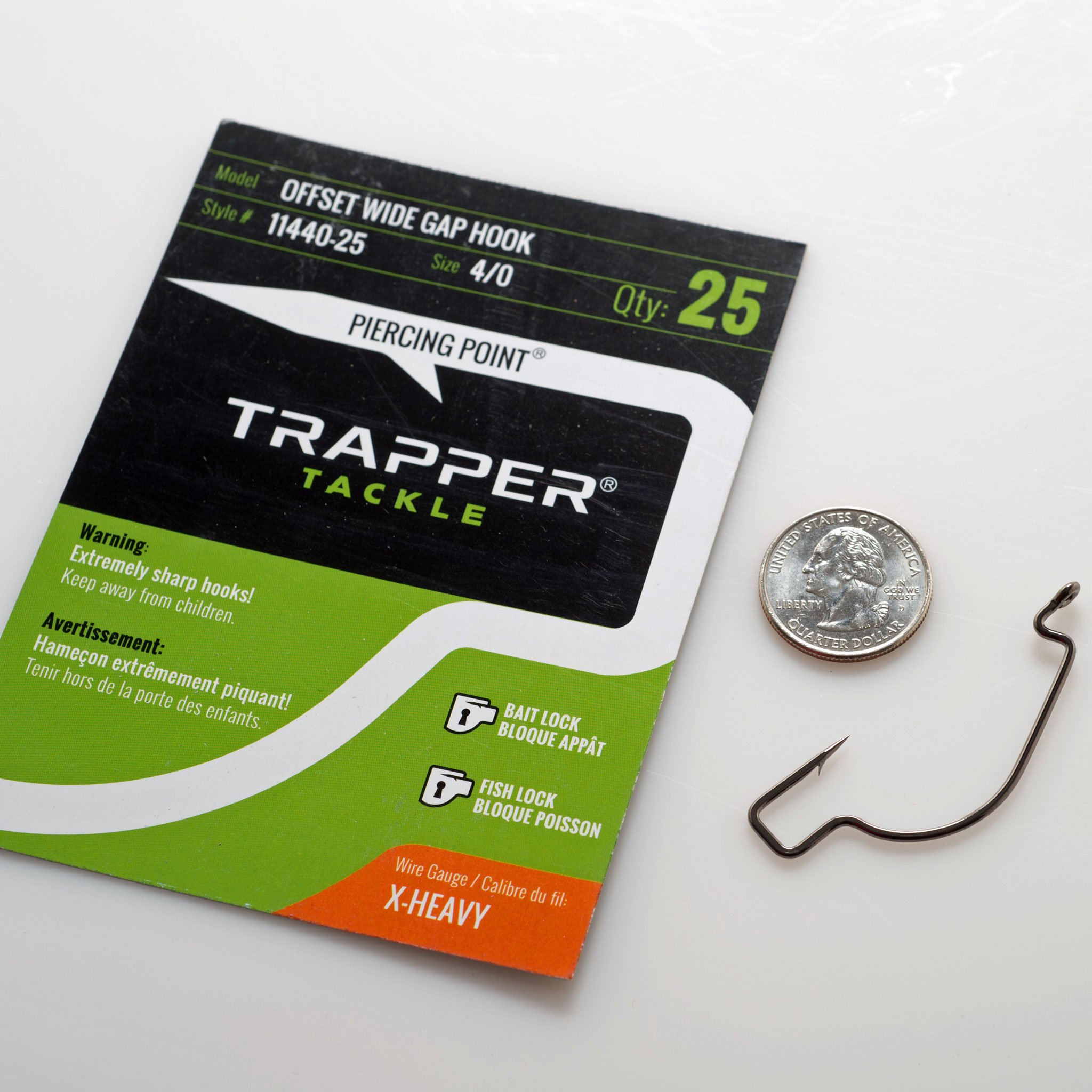 TRAPPER OFFSET WIDE GAP HOOK 4 TRAPPER OFFSET WIDE GAP HOOK 4