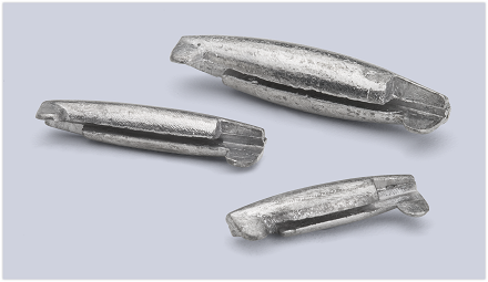 Bullet Weights Pinch-On Sinkers 1/2 Oz. 3 Pc. Bullet Weights Pinch-On Sinkers 1/2 Oz. 3 Pc.