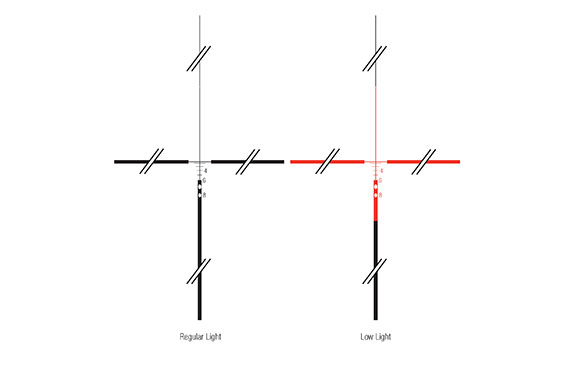 TRIJICON ACOG 4X32 WITH RED ILLUMINATION LINES TRIJICON ACOG 4X32 WITH RED ILLUMINATION LINES