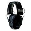 Walker's Game Ear Razor Patriot Series Electronic Adult Folding Earmuffs American Flag Black