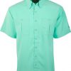Drake Men's Flyweight Shirt W/ Vented Back Short Sleeve