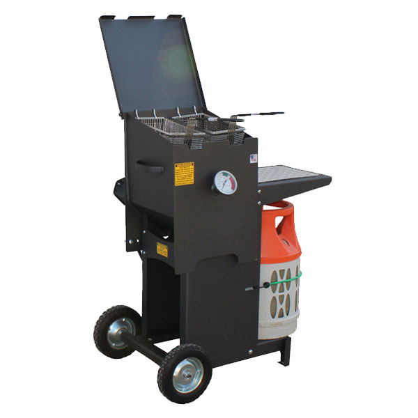 Cajun Fryer 4 Gallon 2 Basket Fryer – With Stand Cajun Fryer 4 Gallon 2 Basket Fryer – With Stand
