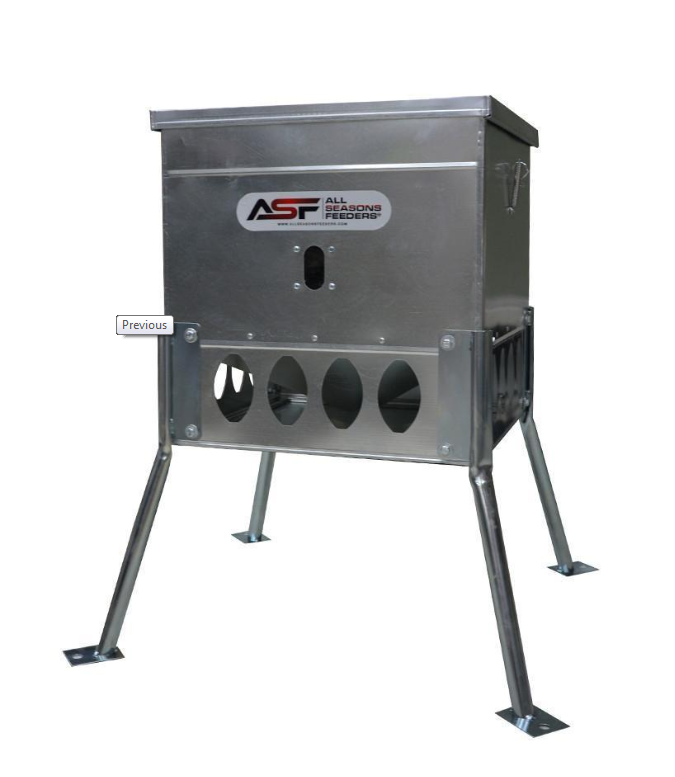 all seasons 200lb turkey feeder
