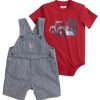 Carhartt Boys' Ticking Stripe Shortall Set