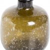 K & K Interiors 5.75" Brown Textured Hand-Blown Glass Bottle #15330A-2