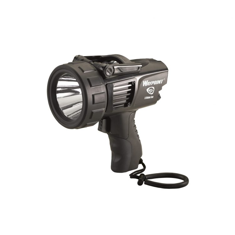 Streamlight Waypoint LED Rechargeable Black Handheld Pistol Grip Spotlight Streamlight Waypoint LED Rechargeable Black Handheld Pistol Grip Spotlight