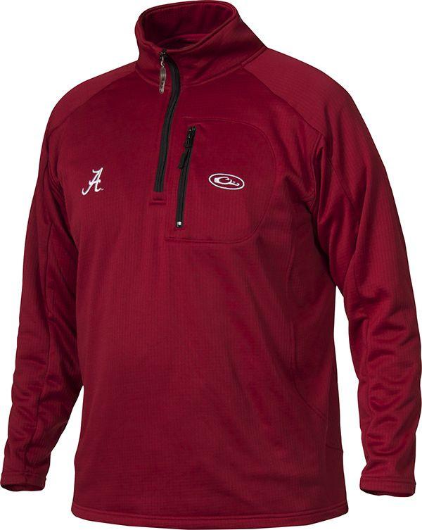 Drake Men's Alabama Breathlite 1/4 Zip Drake Men's Alabama Breathlite 1/4 Zip