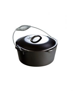 Lodge Logic 5 Quart Cast Iron Dutch Oven With Bail Handle #L8DO3