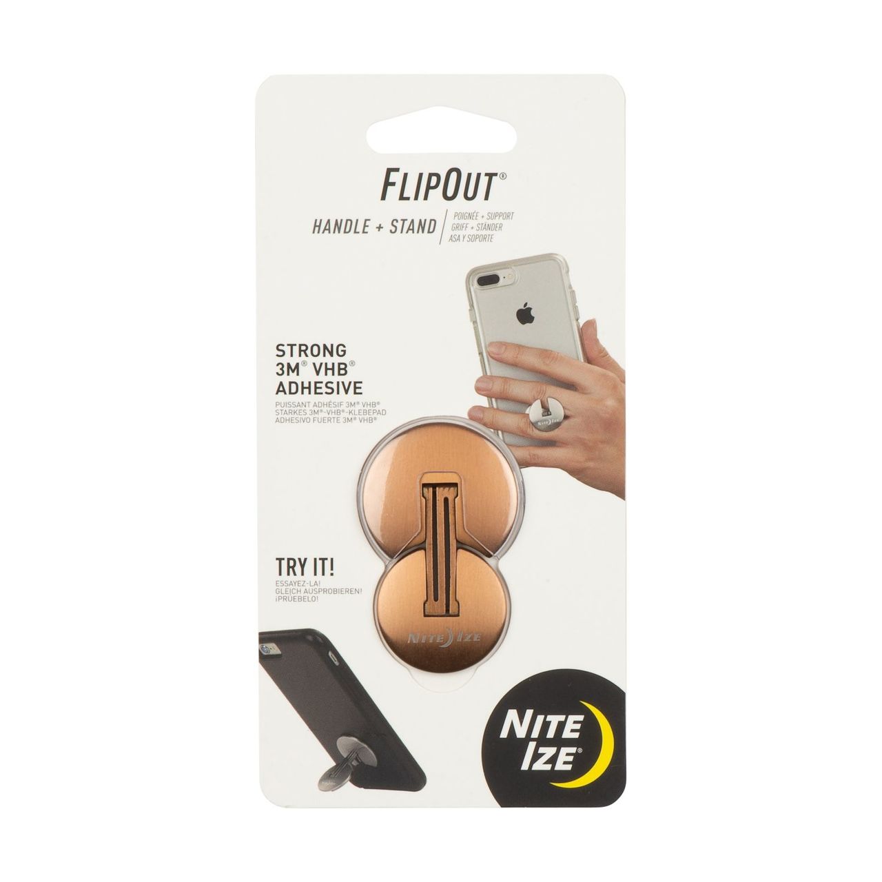 Nite Ize Flipout Handle + Stand Bronze Nite Ize Flipout Handle + Stand Bronze