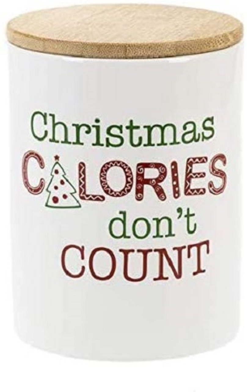 Ganz Cookie Jar - Christmas Calories Don't Count #EX25657 Ganz Cookie Jar - Christmas Calories Don't Count #EX25657