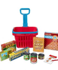 Melissa & Doug Fill & Roll Grocery Basket Play Set