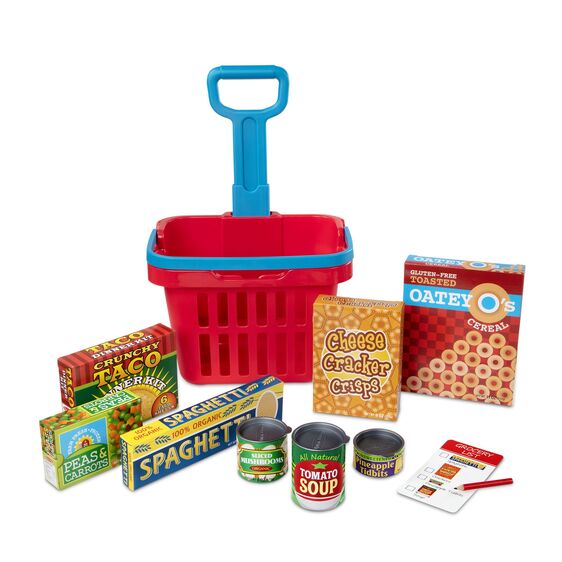 Melissa & Doug Fill & Roll Grocery Basket Play Set Melissa & Doug Fill & Roll Grocery Basket Play Set