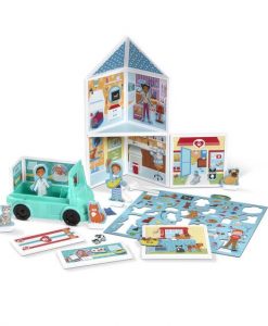 Melissa & Doug Magnetivity Magnetic Building Play Set - Draw & Build House