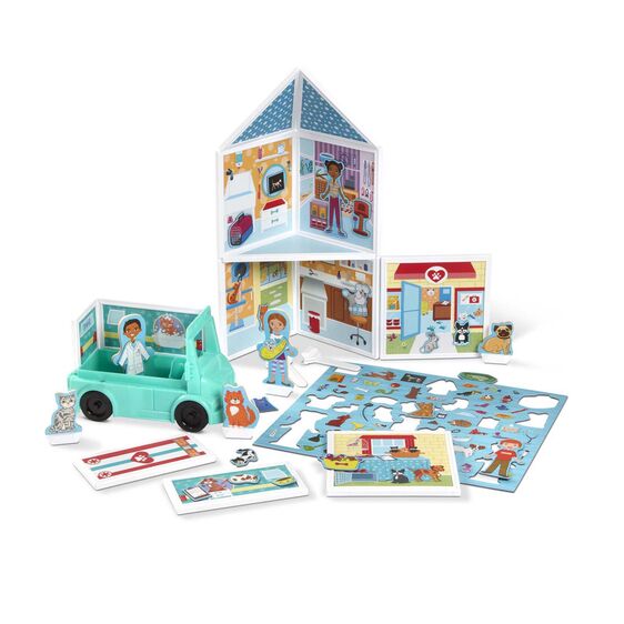 Melissa & Doug Magnetivity Magnetic Building Play Set - Draw & Build House Melissa & Doug Magnetivity Magnetic Building Play Set - Draw & Build House