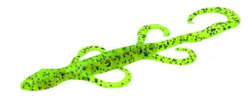 Zoom 6' Lizard Soft Bait 9 Pack - Chartreuse Pepper #002009 Zoom 6' Lizard Soft Bait 9 Pack - Chartreuse Pepper #002009