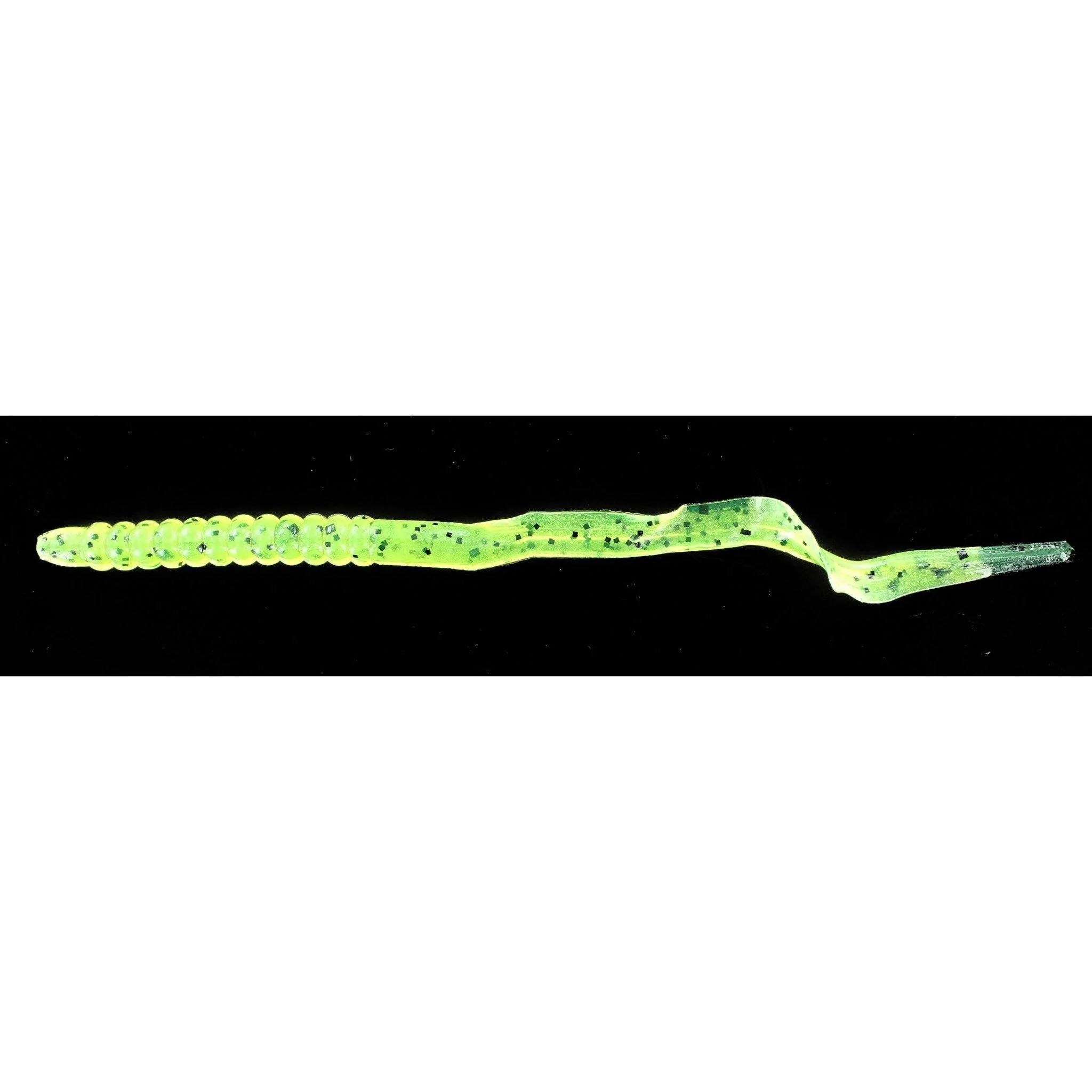 Zoom 6' U-Tale Worm 20 Count - Chartreuse Pepper #001-09 Zoom 6' U-Tale Worm 20 Count - Chartreuse Pepper #001-09