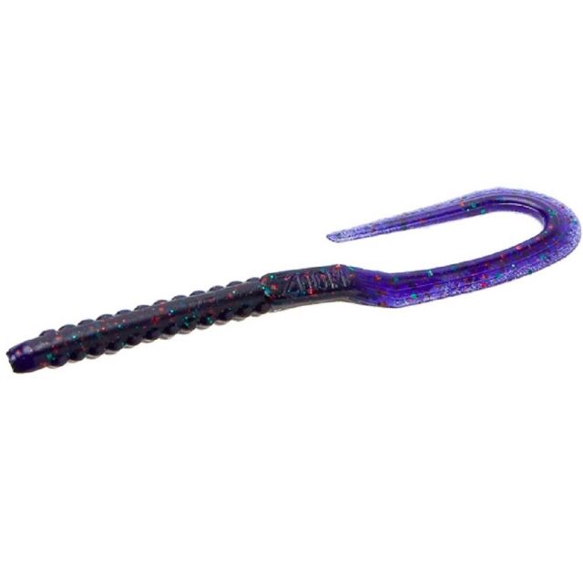 Zoom 6' U-Tale Worm 20 Per Bag - Junebug Red #001-177 Zoom 6' U-Tale Worm 20 Per Bag - Junebug Red #001-177