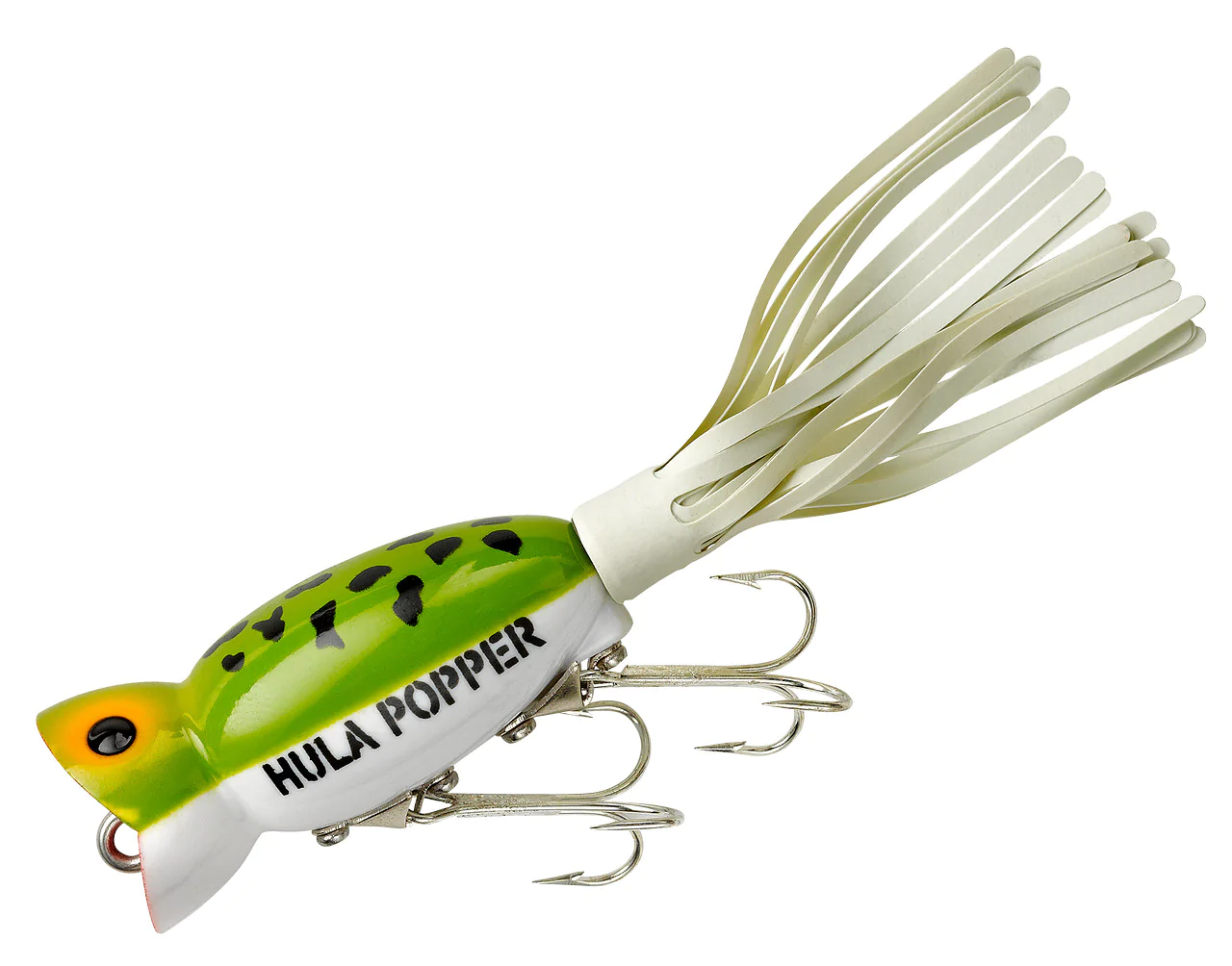 Arbogast Hula Popper 3-8 Oz White Belly Frog #G760-06 Arbogast Hula Popper 3/8 Oz White Belly Frog #G760-06