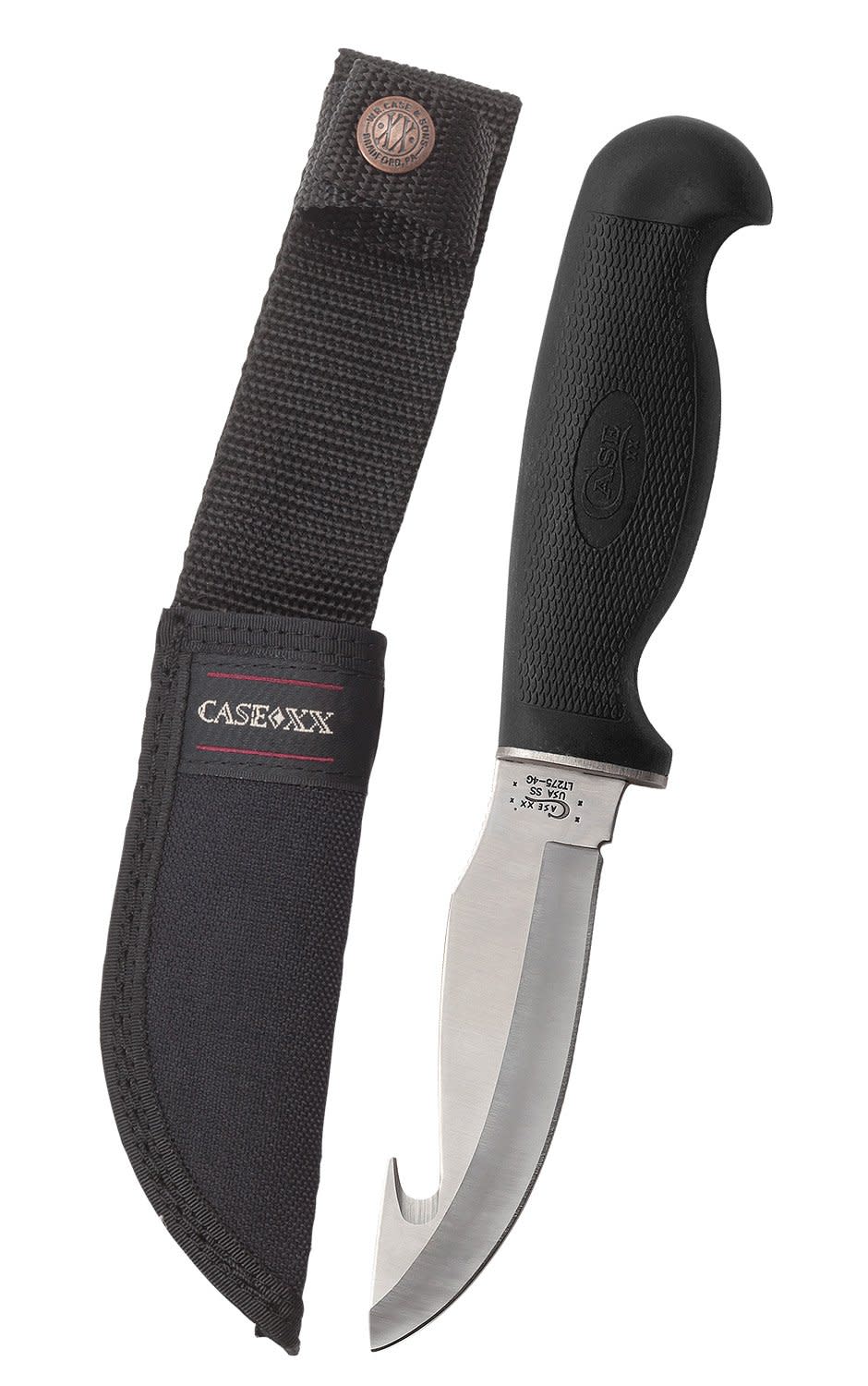 Case Knife Lightweight Hunter Gut Hook with Ballistic Nylon Sheath #06248 Case Knife Lightweight Hunter Gut Hook with Ballistic Nylon Sheath #06248