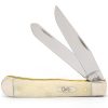Case Knife Smooth Natural Bone Trapper #504384