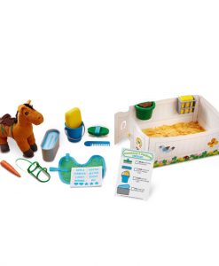 Melissa & Doug Feed & Groom Horse Care Play Set