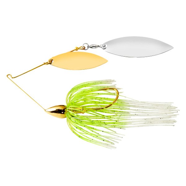 War Eagle Double Willow -1-2 Oz White Chartreuse #WE12GW02 War Eagle Double Willow -1/2 Oz White Chartreuse #WE12GW02