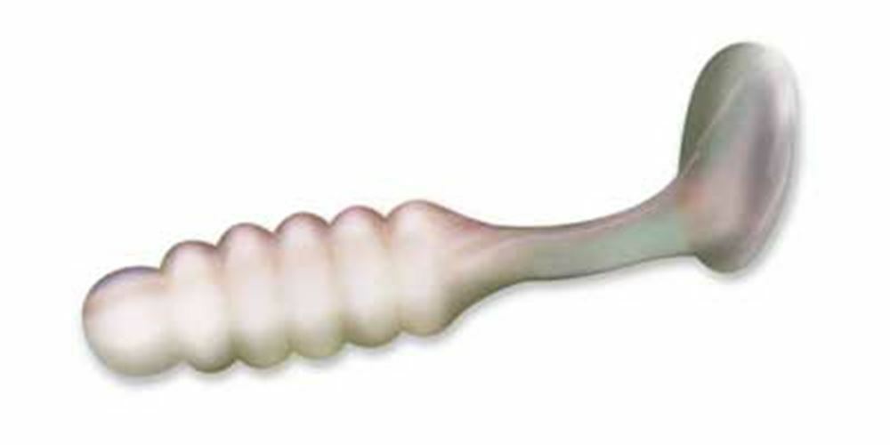 Charlie Brewer Slider Grub 1' Pearl #CBP3 Charlie Brewer Slider Grub 1' Pearl #CBP3