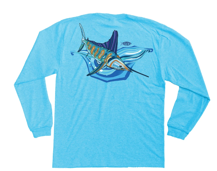 Aftco Youth Electro Long Sleeve T- Shirt #BT8228 Aftco Youth Electro Long Sleeve T- Shirt #BT8228