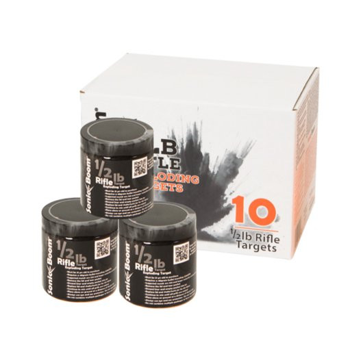 Sonic Boom 1/2 lb Exploding Rifle Targets 10 Count Sonic Boom 1/2 lb Exploding Rifle Targets 10 Count