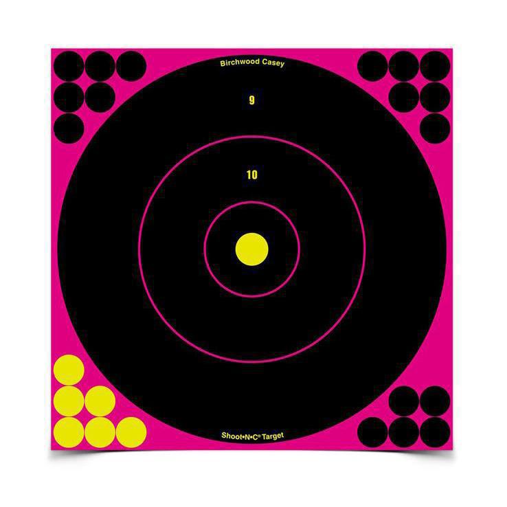 Birchwood Casey Shoot-N-C Pink Bull's Eye Birchwood Casey Shoot-N-C Pink Bull's Eye