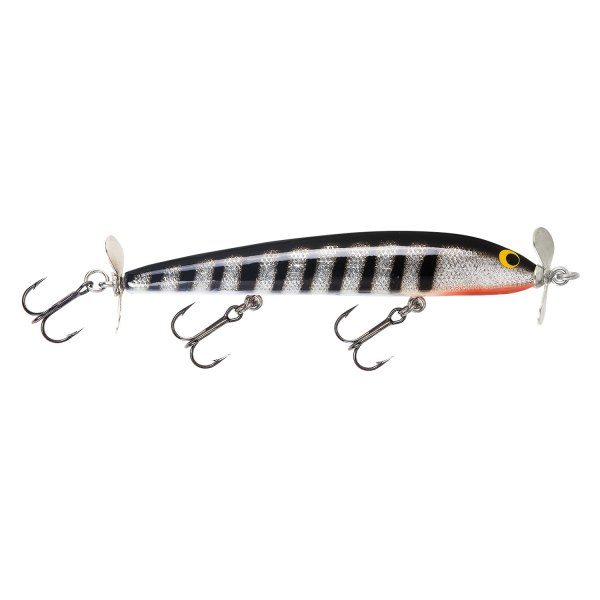 Bagley Bait Bang-O-Lure Twin Spin 3-8 Oz - Black Stripes-Silver Foil #BLTS5-SBS Bagley Bait Bang-O-Lure Twin Spin 3/8 Oz - Black Stripes/Silver Foil #BLTS5-SBS