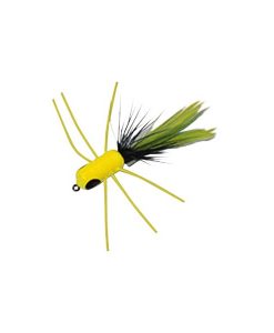 Betts Falls Fire Fly Shimmy Size 8 - Chartreuse/Black Fly Lure #51S-8