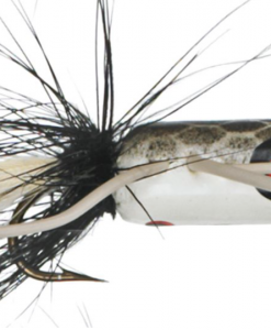 Betts Trim Gim Popper Fishing Lure Black And White - Size 10 #909-10-9