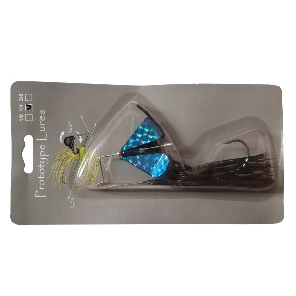 Prototype Lures Guerrilla Fishing Topwater Lure - Blue Prism #PGB38-13 Prototype Lures Guerrilla Fishing Topwater Lure - Blue Prism #PGB38-13