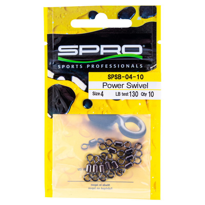 Spro Power Swivels Size 5 -10 Pack # SPSB05 Spro Power Swivels Size 5 -10 Pack # SPSB05