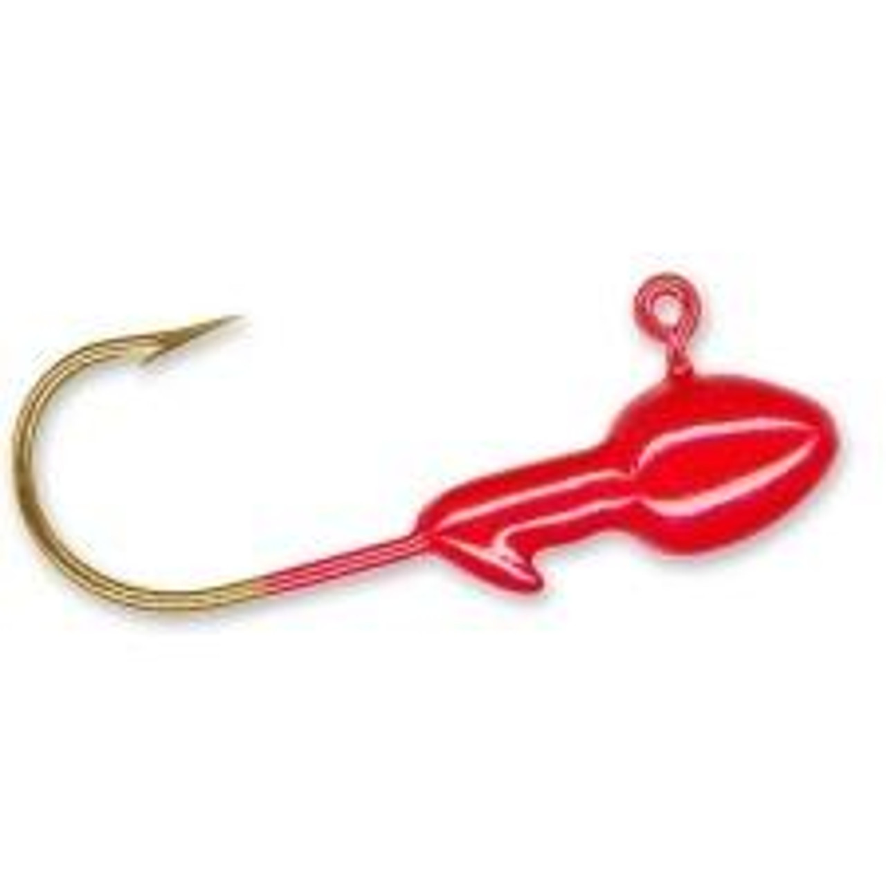 Charlie Brewers Slider PanFish Heads - Red #PFHR-16 Charlie Brewers Slider PanFish Heads - Red #PFHR-16