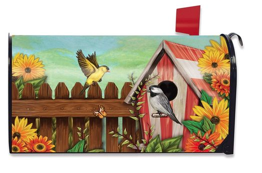 Briarwood Lane American Birdhouse Mailbox Cover #MBBL-M00767 Briarwood Lane American Birdhouse Mailbox Cover #MBBL-M00767