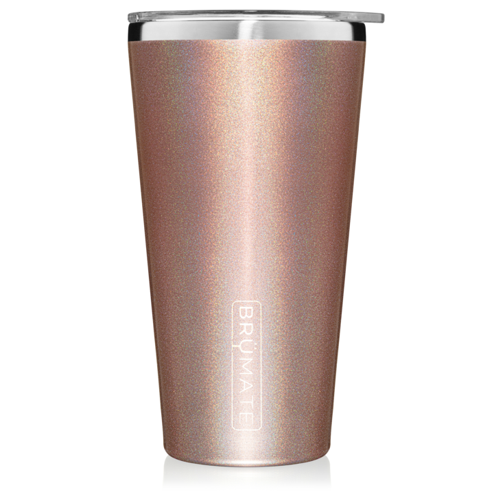 GLITTER ROSE GOLD Brumate Imperial Pint 20 Oz. #IP20GRG
