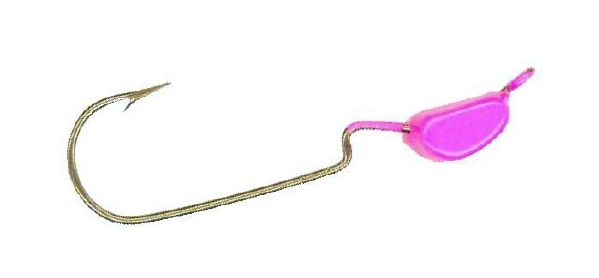 PINK Charlie Brewer Weedless Crappie Slider Head 1/16 Oz. #CSHP16