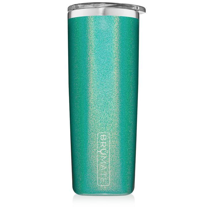 GLITTER PEACOCK Brumate HighBall 12 Oz. #HI-B12GTQ