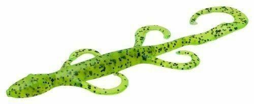 Zoom 6' Lizard Baits - Chartreuse Pepper #002-09 Zoom 6" Lizard Baits - Chartreuse Pepper #002-09