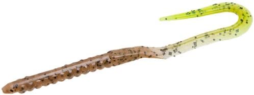 Zoom 6' U-Tail Worm - Pumpkin Chartreuse #001-15 Zoom 6" U-Tail Worm - Pumpkin Chartreuse #001-15