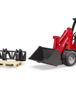 Bruder Schaeffer Compact Loader 2034 w/ Figure and Accessories #BT9121