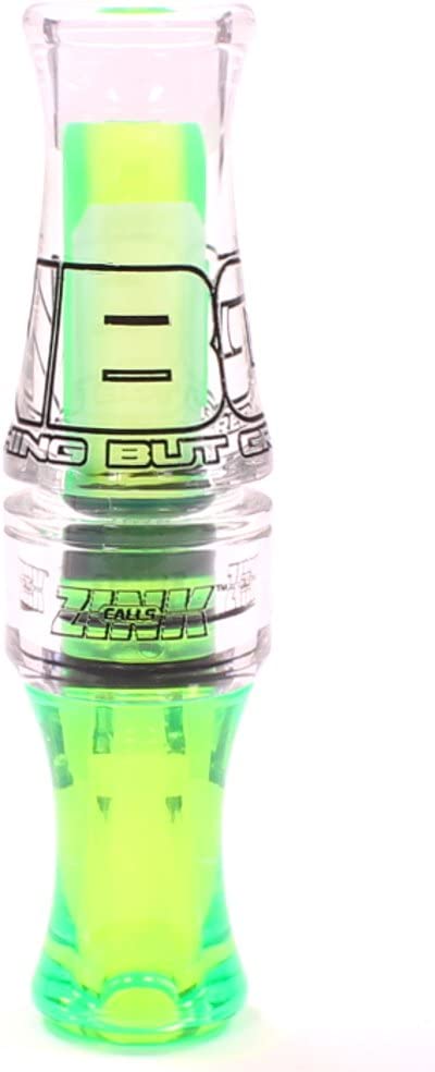 Zink Calls Nothing But Green Polycarbonate Duck Call - Lemon Drop #ZNK6046 Zink Calls Nothing But Green Polycarbonate Duck Call - Lemon Drop #ZNK6046
