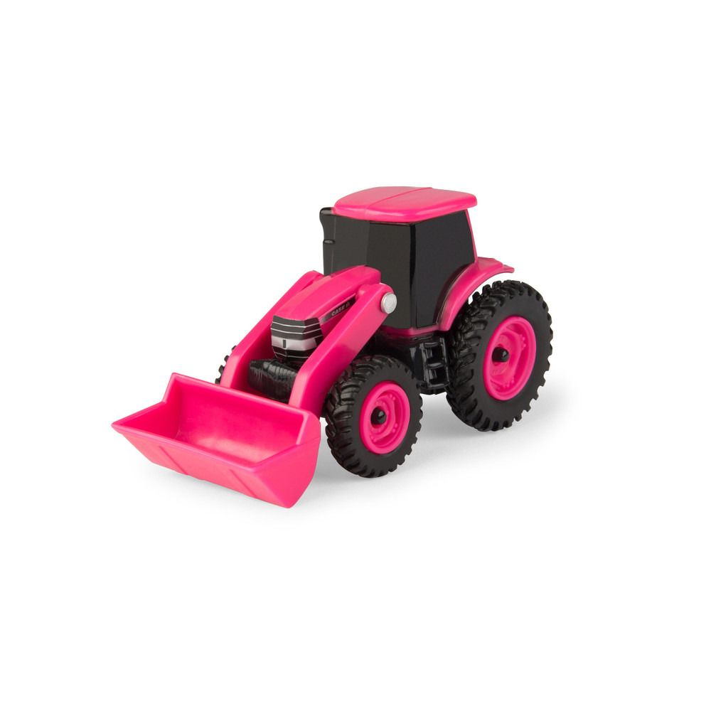 Ertl Case IH Pink Tractor With Loader #46705 Ertl Case IH Pink Tractor With Loader #46705
