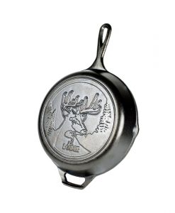 Lodge Logic Wildlife Series 10.25" Cast Iron Deer Skillet #L8SKWLDR